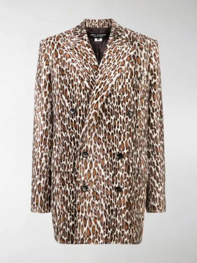 junya watanabe leopard coat
