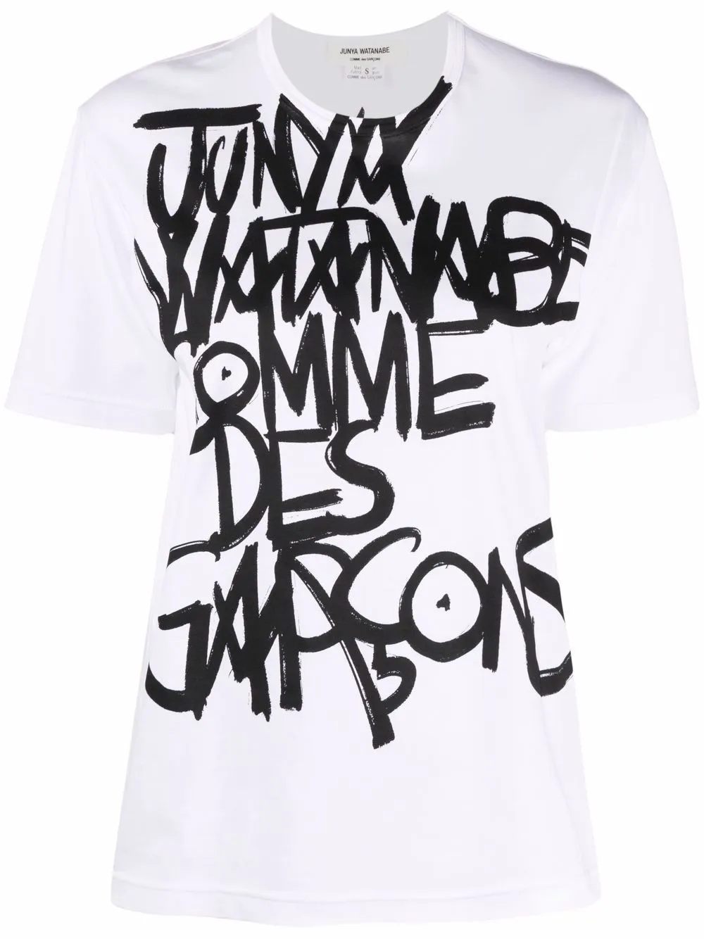 logo-print cotton T-shirt | Junya Watanabe | Eraldo.com US