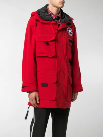 junya watanabe canada goose red