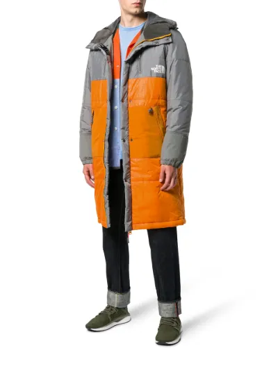 the north face long padded coat