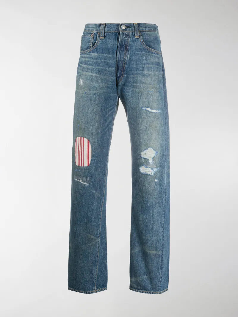 levis striped jeans