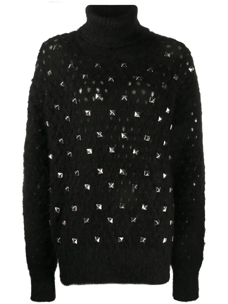 open knit jumper