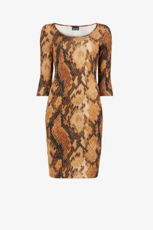 Abito con stampa Python Just Cavalli