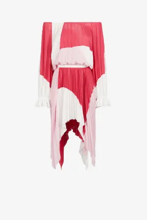 Abito plissettato color-block Just Cavalli