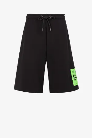 Bermuda en coton à logo Just Cavalli imprimé
