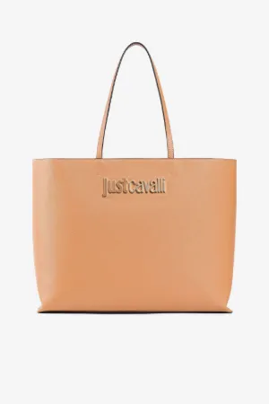 Borsa shopper Just Cavalli con logo