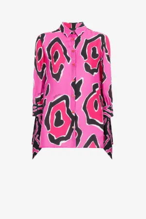 Camicia con stampa astratta Just Cavalli