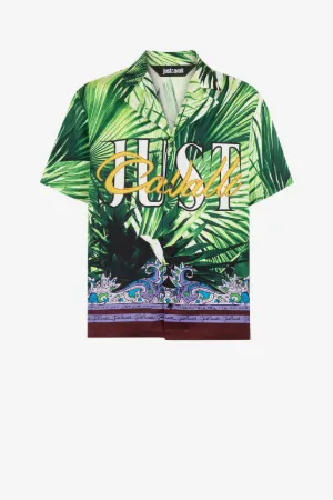 Camisa Just Cavalli con estampado Palm