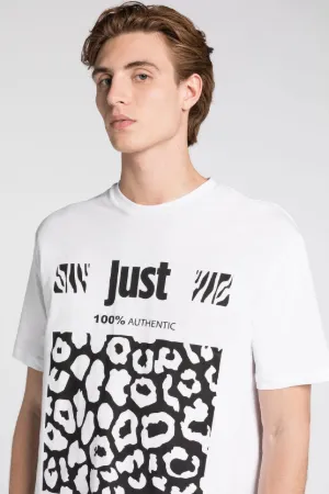Camiseta de algodón Just Cavalli con logotipo