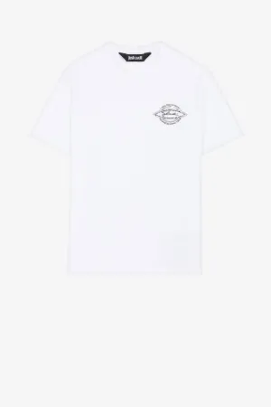 Camiseta de algodón Just Cavalli con logotipo