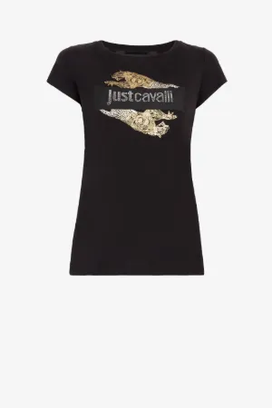 Camiseta Just Cavalli con estampado Leopard