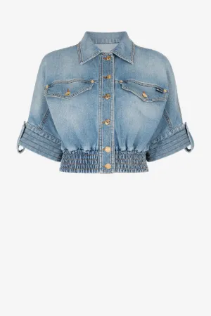 Cazadora vaquera de manga corta Just Cavalli