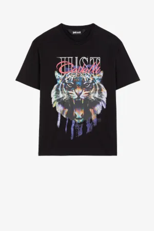 Футболка с принтом Just Cavalli Tiger