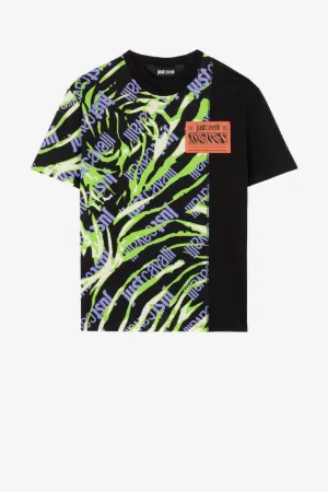 Футболка с принтом Just Cavalli Tiger