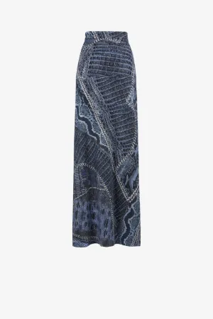 Gonna lunga con stampa animalier Just Cavalli