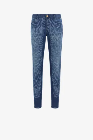 Jeans con stampa astratta Just Cavalli