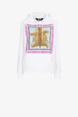 Just Cavalli Jeans mit Blumen- und Zebra-Print