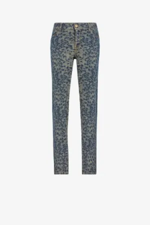 Just Cavalli Leopard-Print Jeans