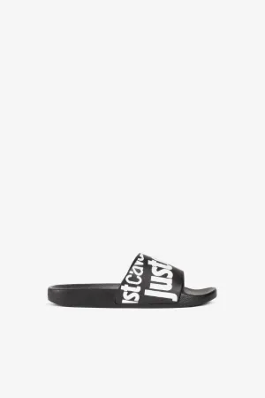 Just Cavalli Logo-Embossed Slides