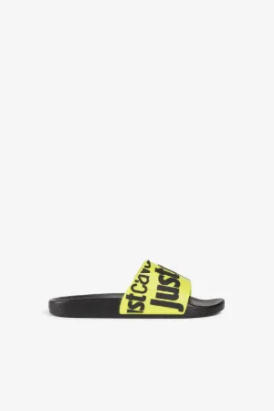 Just Cavalli Logo-Embossed Slides