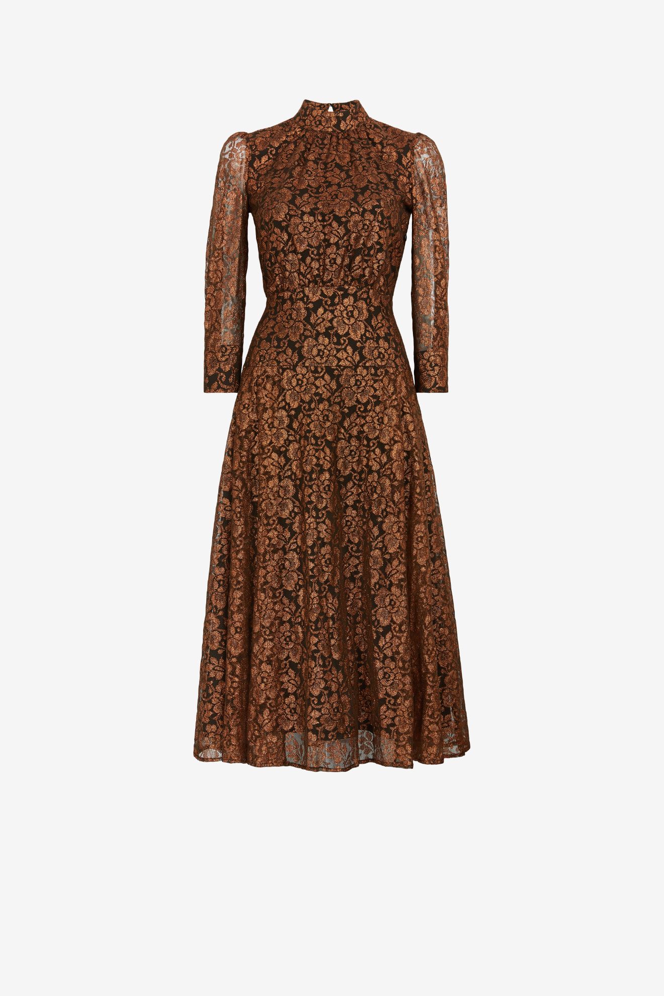 brown lace dresses