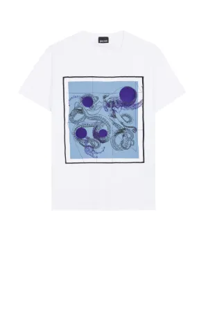 octopus print t shirt