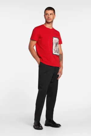 Just Cavalli Printed Cotton T-Shirt