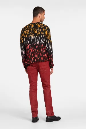 Just Cavalli Waxed-Denim Jeans