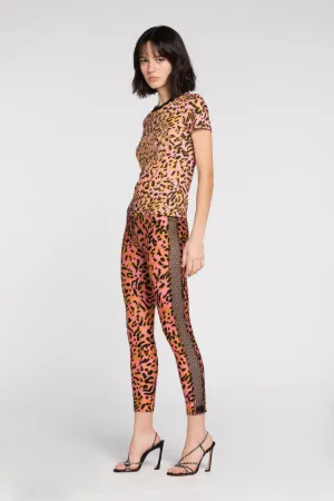 Legging à imprimé jaguar et logo Just Cavalli