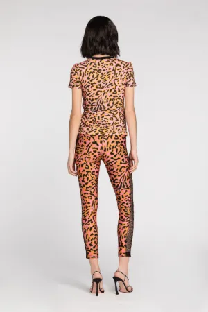 Legging à imprimé jaguar et logo Just Cavalli