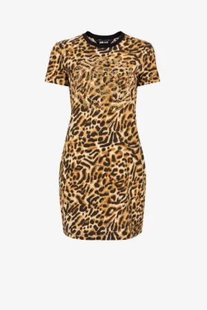 Mini abito Just Cavalli con stampa Ocelot