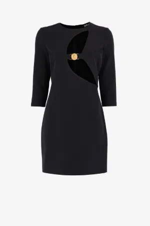 Mini-robe à logo Just Cavalli et ouvertures sur l'avant