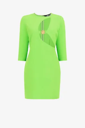 Mini-robe à logo Just Cavalli et ouvertures sur l'avant