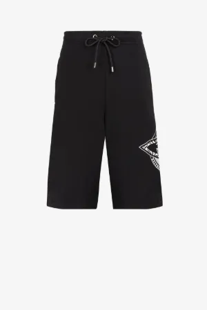Pantalón corto de algodón con logotipo Just Cavalli