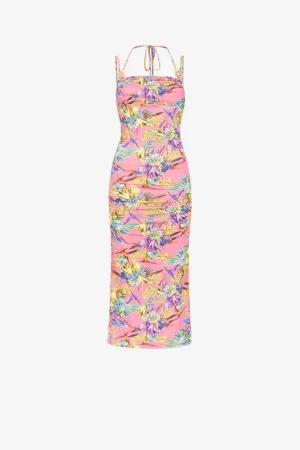 Платье с принтом Just Cavalli Floral