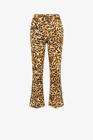 Расклешенные брюки с принтом Just Cavalli Jaguar