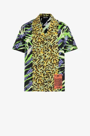 Рубашка с принтом Just Cavalli Animal