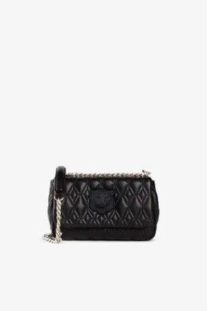 Sac à bandoulière à logo Just Cavalli et tête de tigre