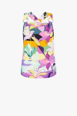 Top con stampa floreale Just Cavalli