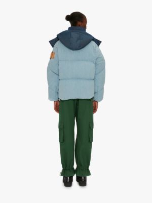 1 MONCLER X JW ANDERSON WHINFELL DENIM JACKET in blue | JW Anderson ES