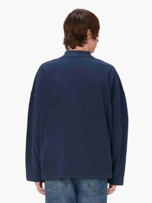 A.P.C. X JW ANDERSON - POLO MURRAY - LONG SLEEVE POLO SHIRT in