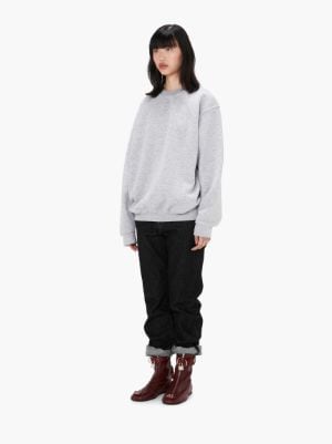 A.P.C. X JW ANDERSON - SWEAT RENE - CREWNECK SWEATSHIRT in grey