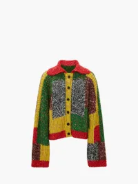 MISSONI PATCHWORK CARDIGAN in green - Palm Angels® Official