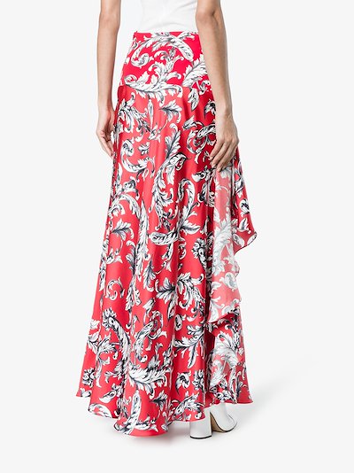 Jw Anderson Asymmetric Draped Maxi Skirt Browns