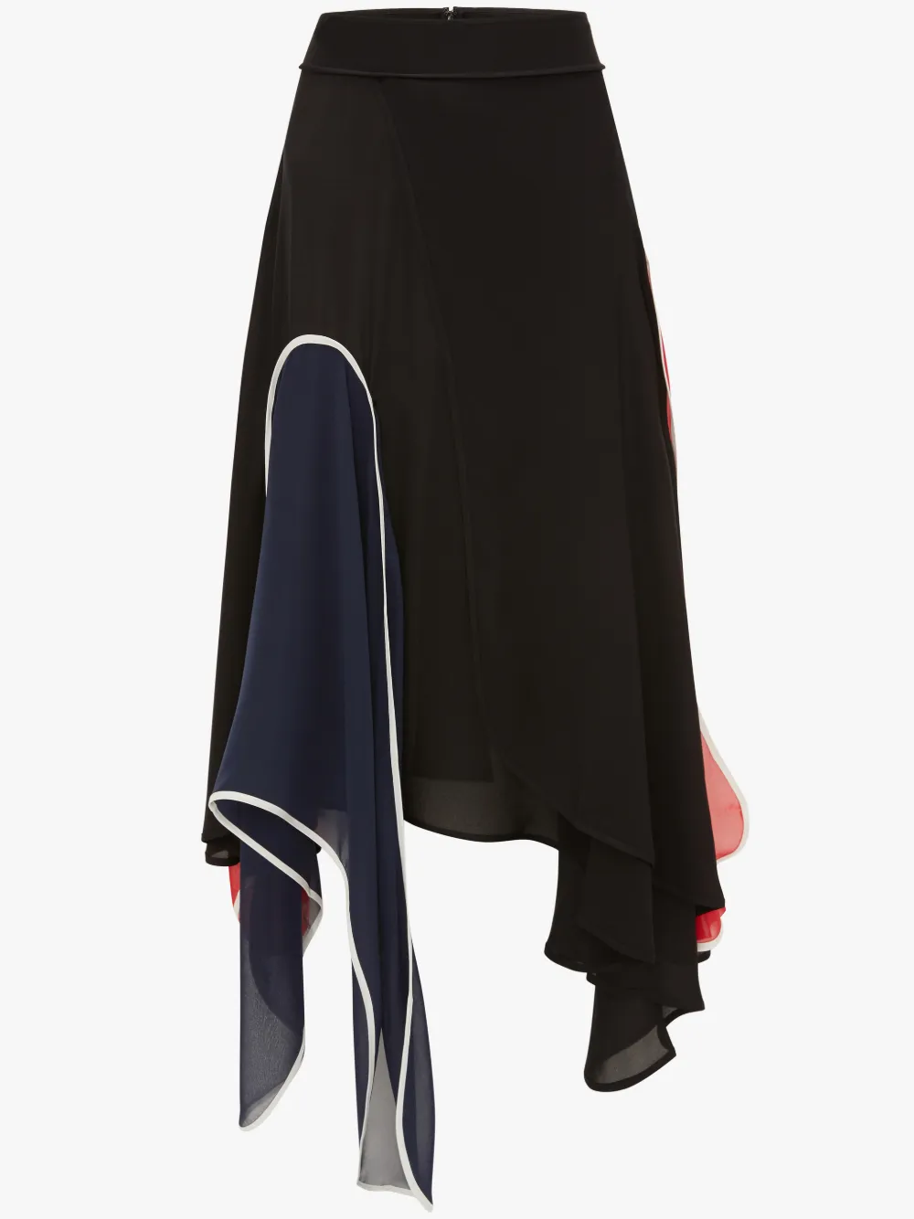 jw anderson asymmetric skirt