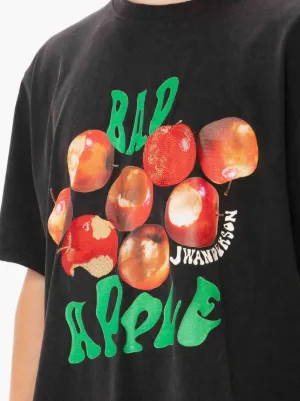 BAD APPLE OVERSIZED T-SHIRT in black | JW Anderson