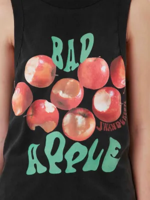 BAD APPLE RELAXED TANK TOP in black | JW Anderson TW