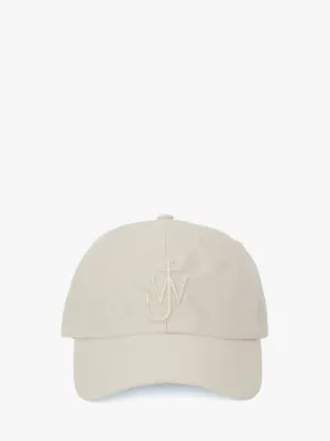 BASEBALL CAP WITH ANCHOR LOGO in white | JW Anderson