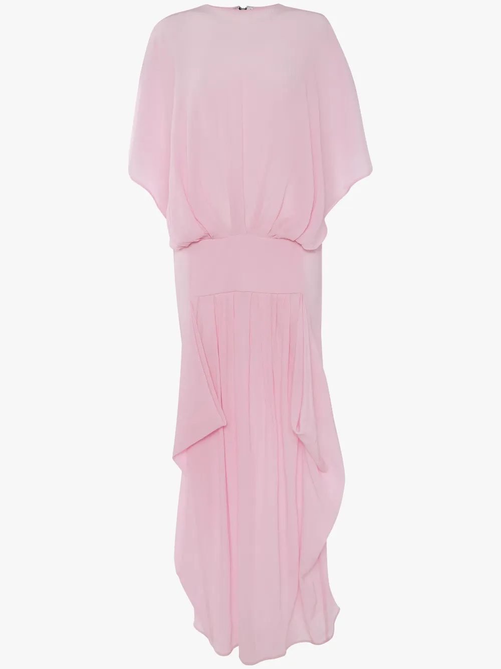 batwing crinkle maxi dress in pink | JW Anderson