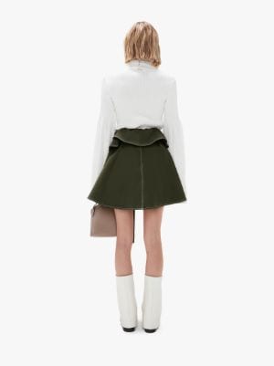 BELL SLEEVE UNDERPINNING in white | JW Anderson